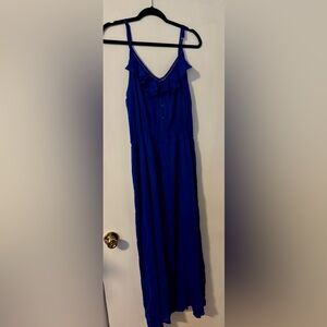 Elegant Blue Maxi Dress